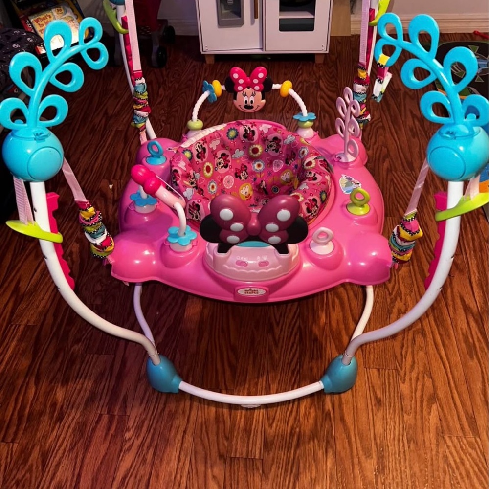 Disney Minnie Mouse Pink and Blue Activity Center